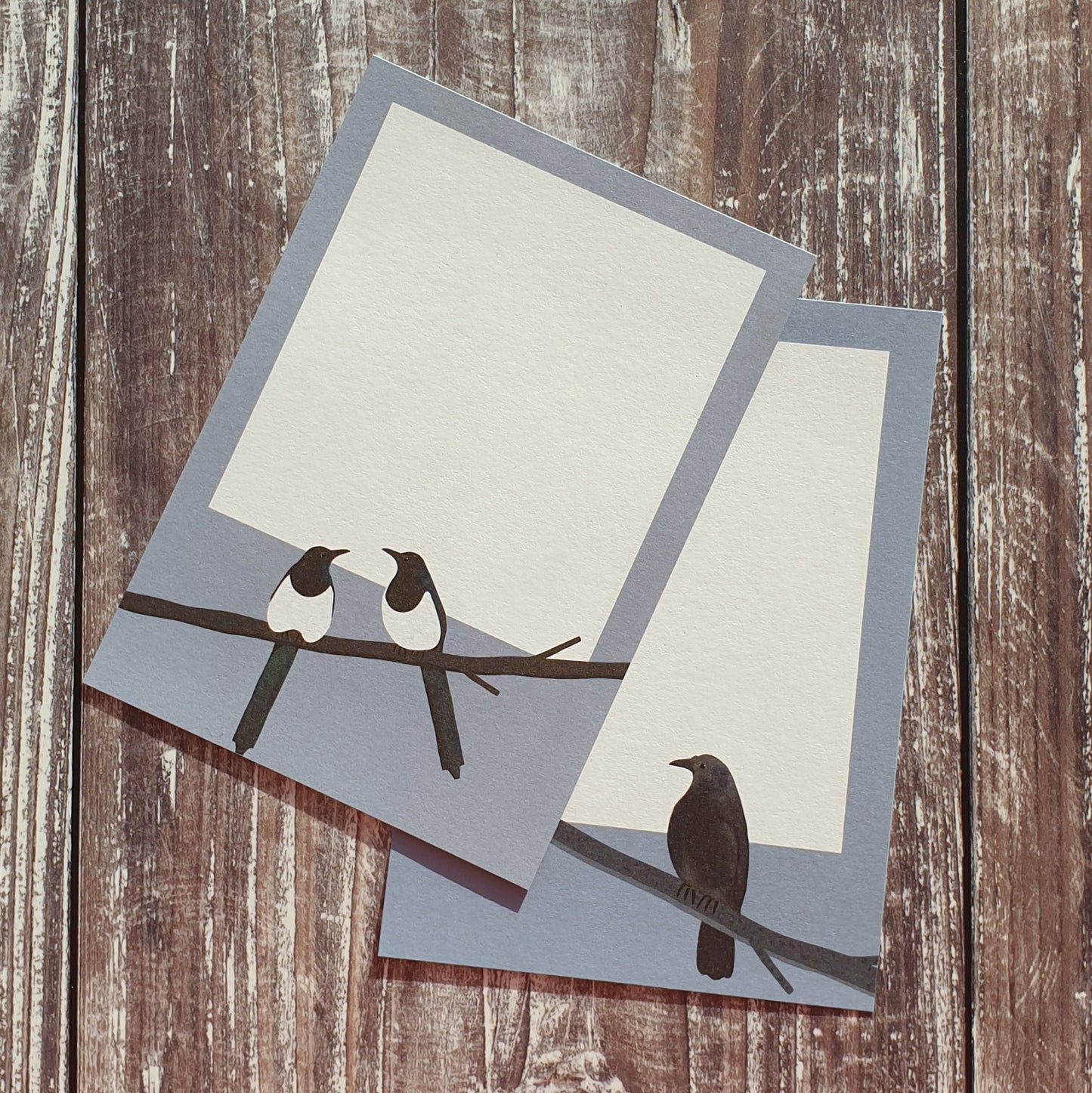 Crow and Magpie Gift Notes - Set of 4