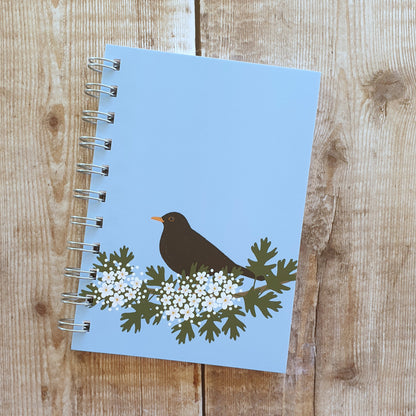 Blackbird and Blossom Notebook