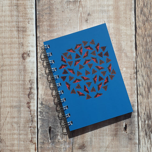 Cinnabar Moths Notebook