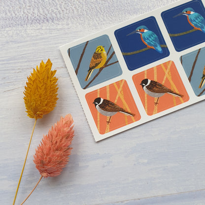 More Birds Envelope Stickers - Set of 6
