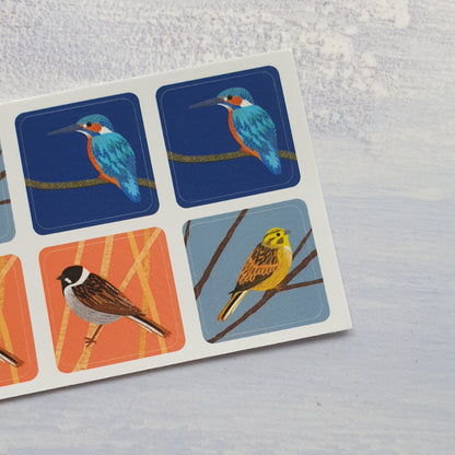 More Birds Envelope Stickers - Set of 6