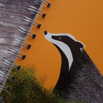 Sunset Badger Notebook