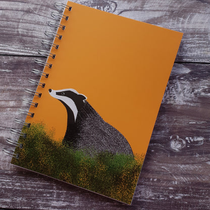 Sunset Badger Notebook