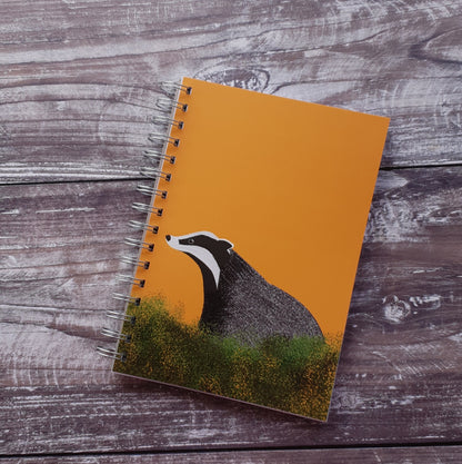 Sunset Badger Notebook