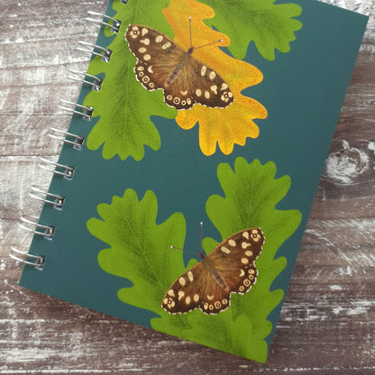 Speckled Wood Butterfly Notebook