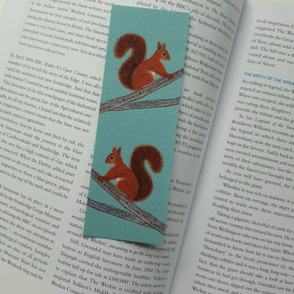 Red Squirrel Bookmark