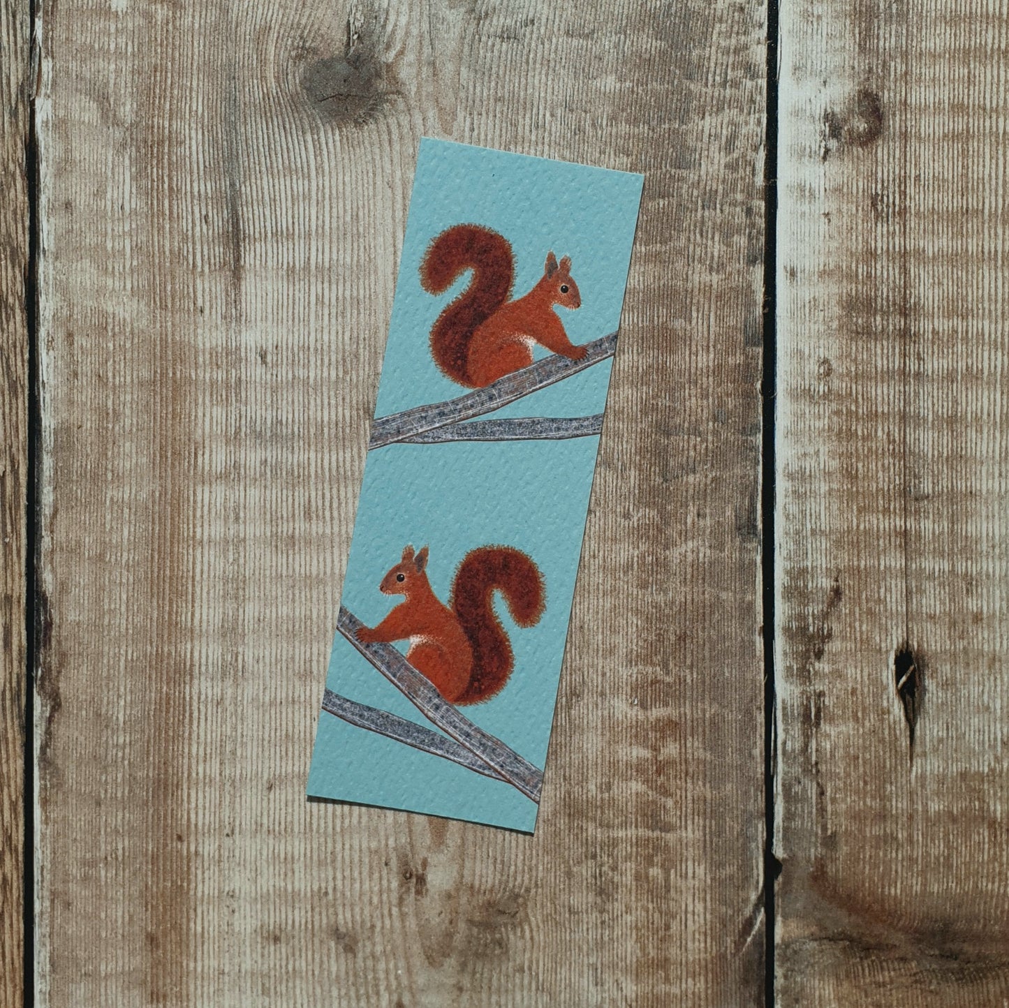 Red Squirrel Bookmark