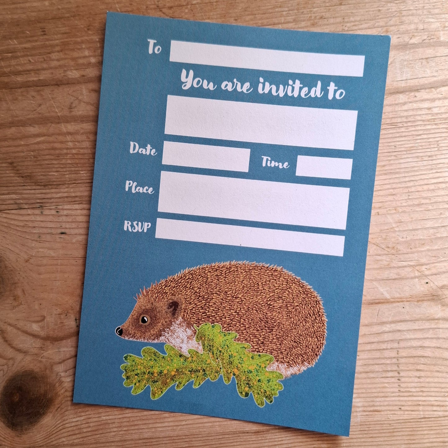 Hedgehog Party/Event invitations - Pack of 5
