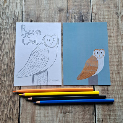 Nature Colouring Sheets - Set of 5