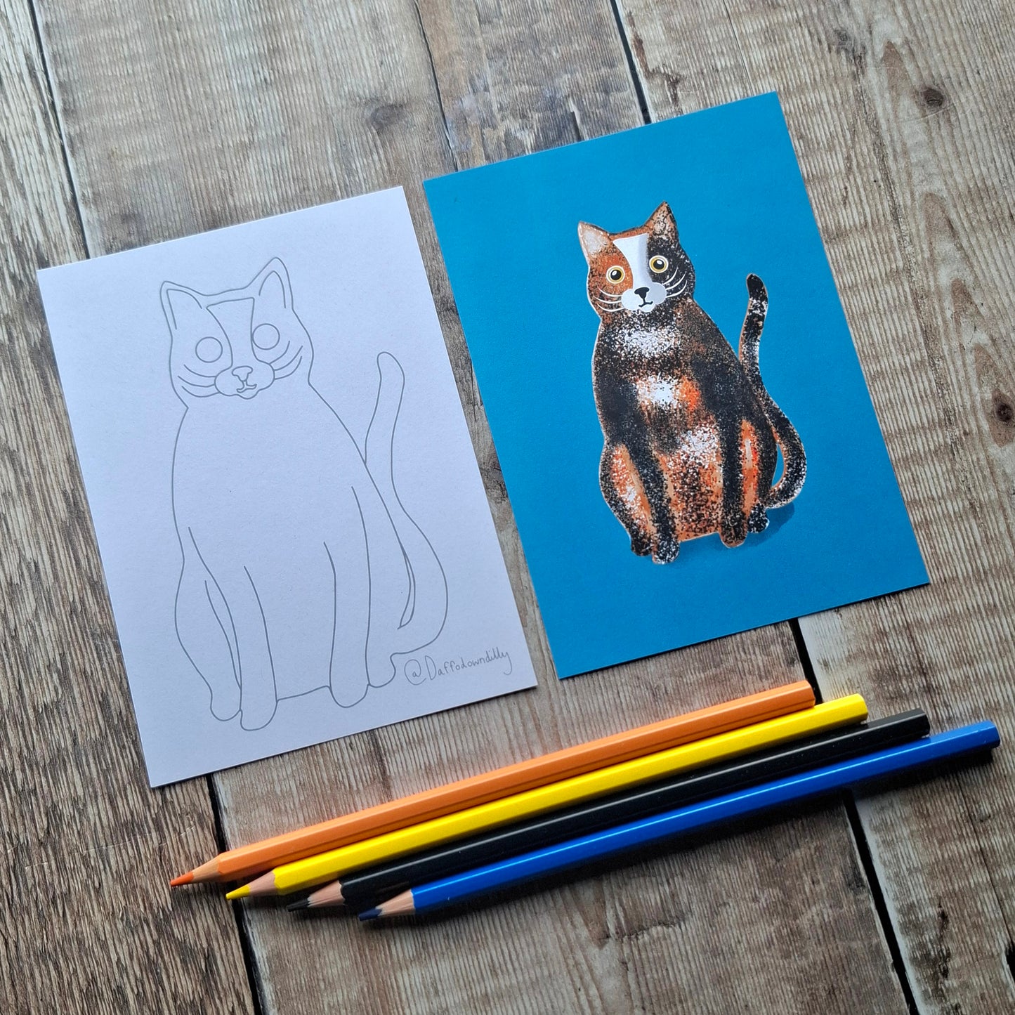 Nature Colouring Sheets - Set of 5
