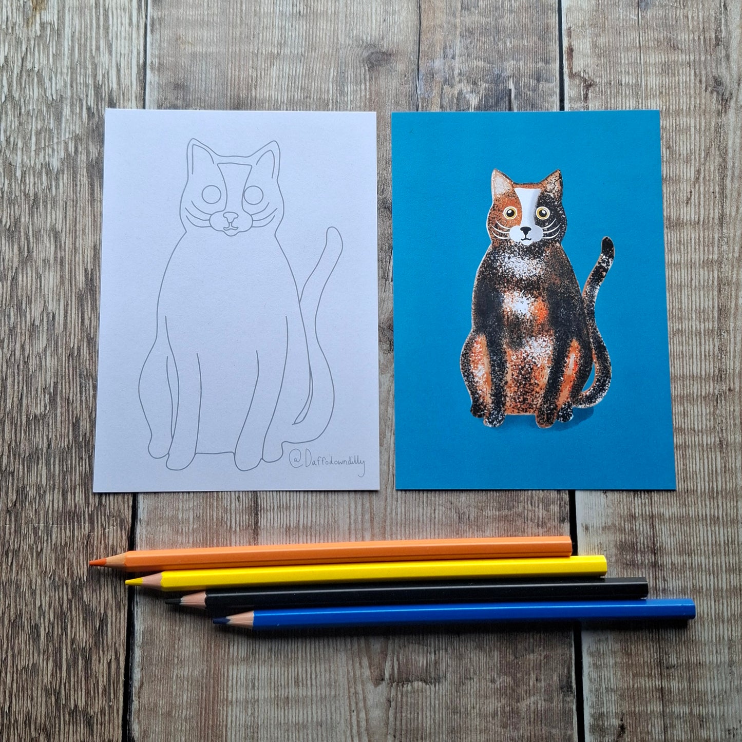 Nature Colouring Sheets - Set of 5