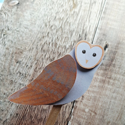 Barn Owl Stick Puppet Kit