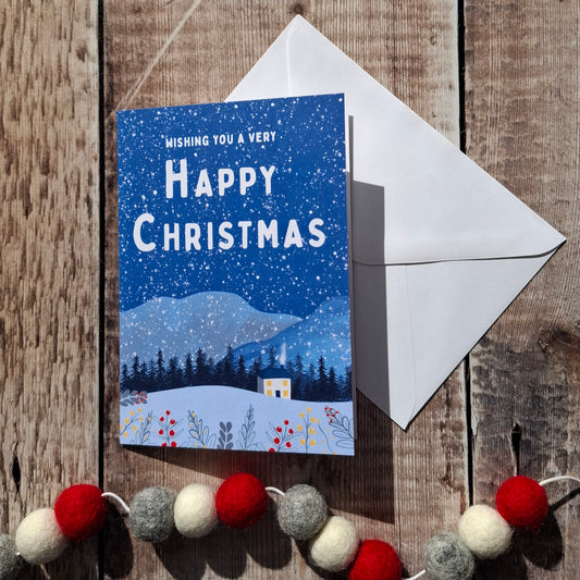 Christmas Cottage Christmas Card