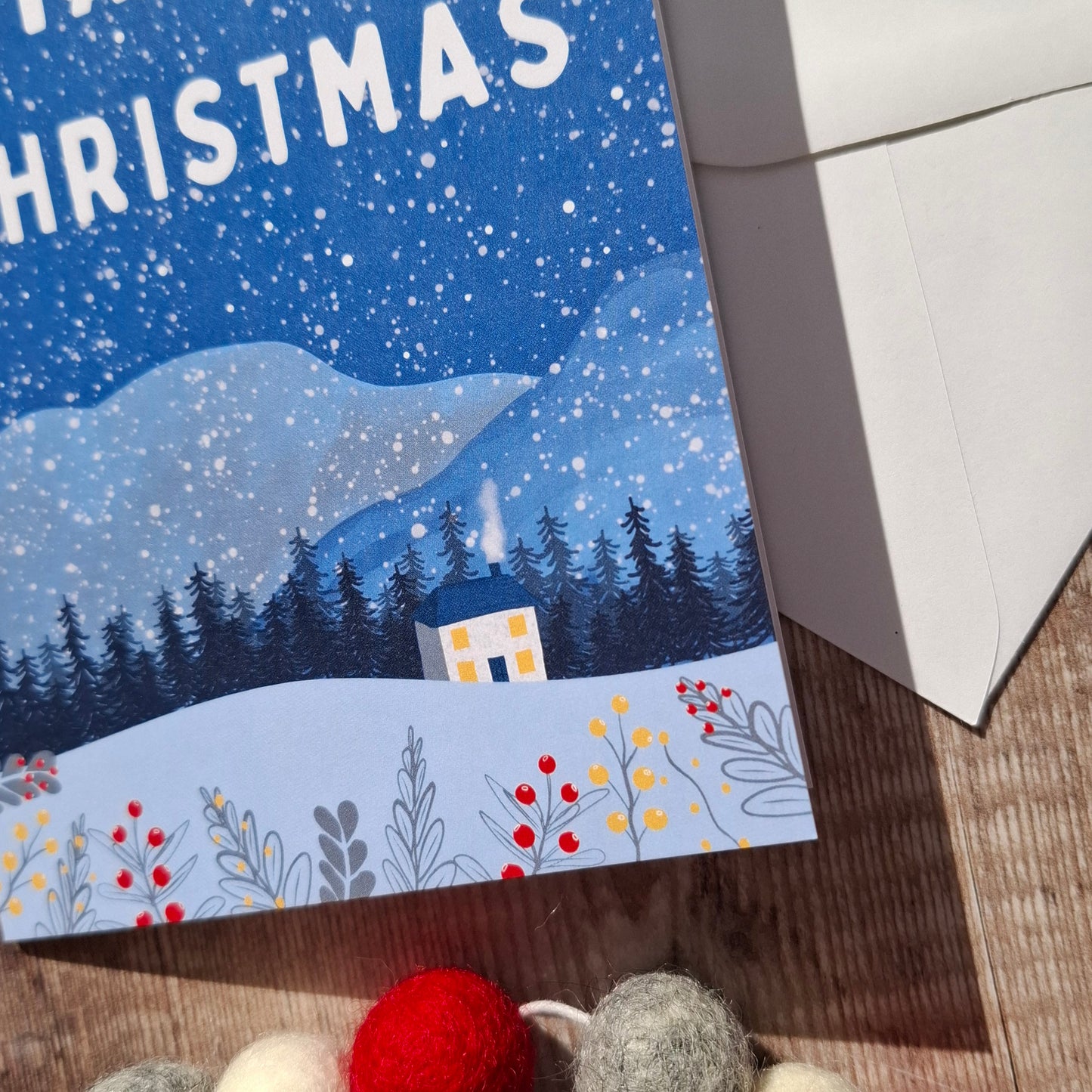 Christmas Cottage Christmas Card