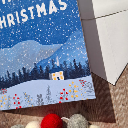 Christmas Cottage Christmas Card