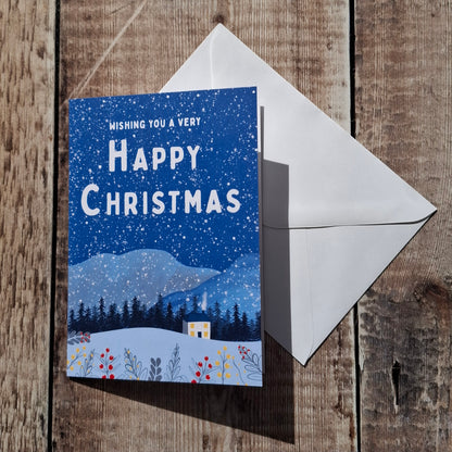 Christmas Cottage Christmas Card