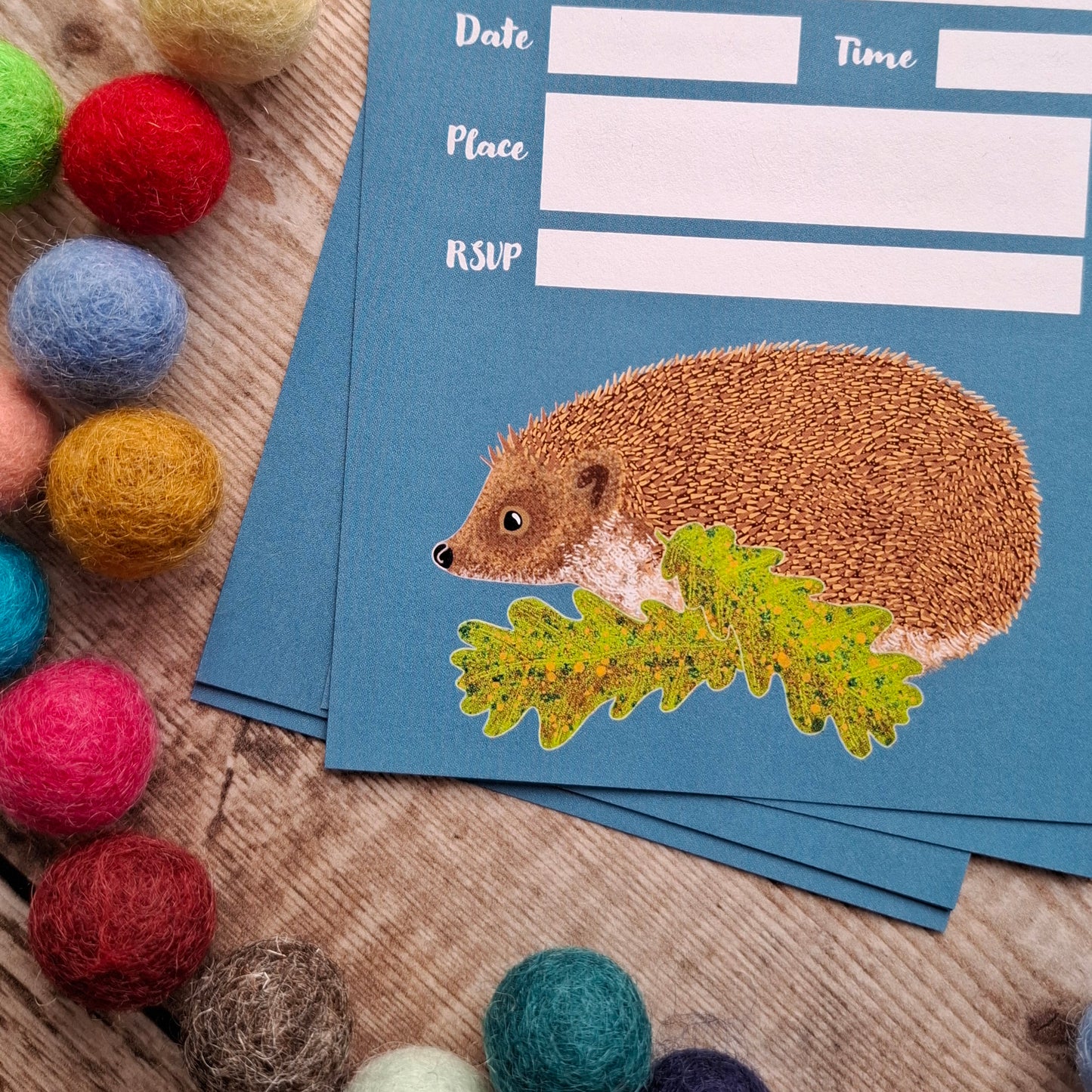 Hedgehog Party/Event invitations - Pack of 5