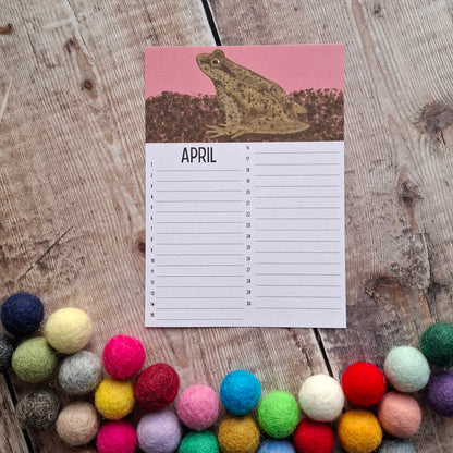 Birthday Calendar Sheets (new for 2025)