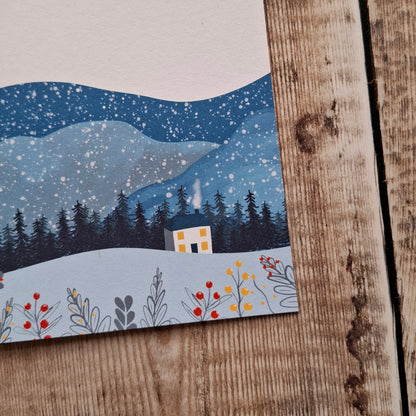 Winter Cottage Gift Notes