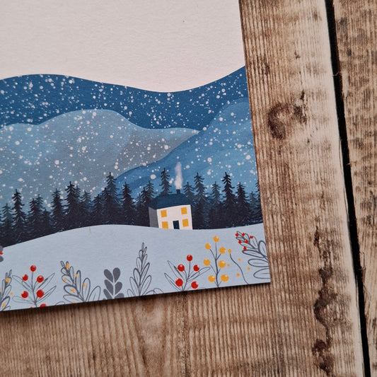 Winter Cottage Gift Notes