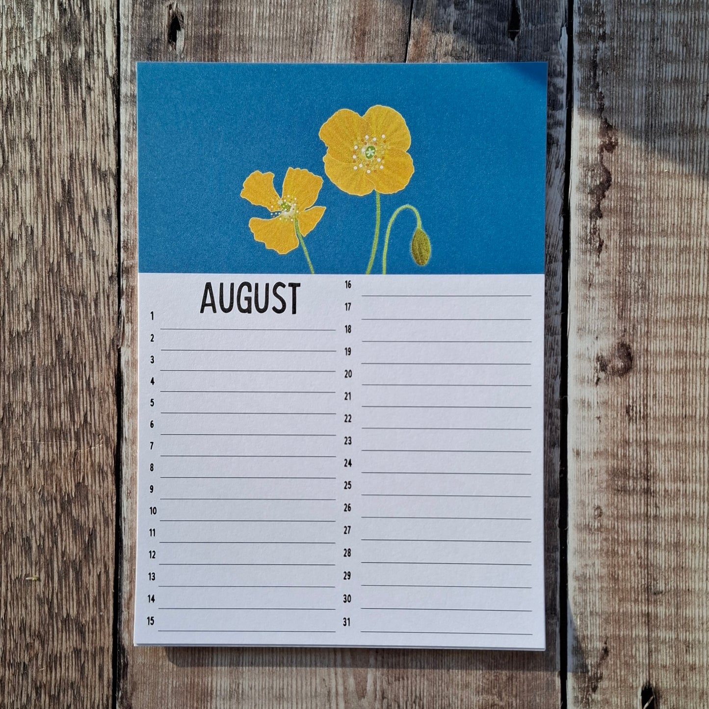 Calendar Sheets (new for 2026)