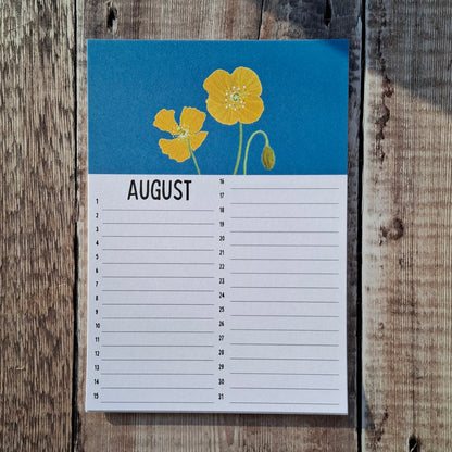 Calendar Sheets (new for 2026)