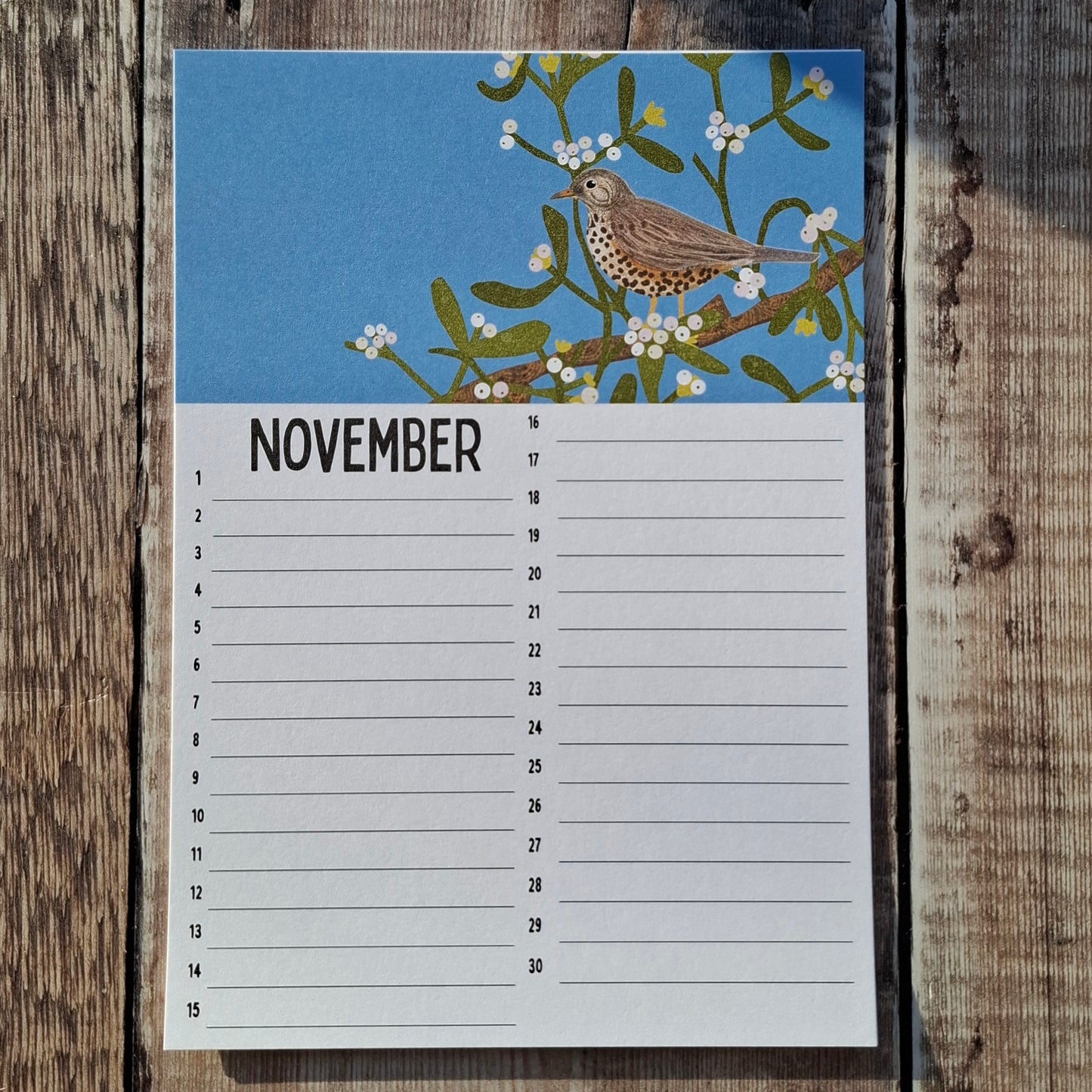 Calendar Sheets (new for 2026)