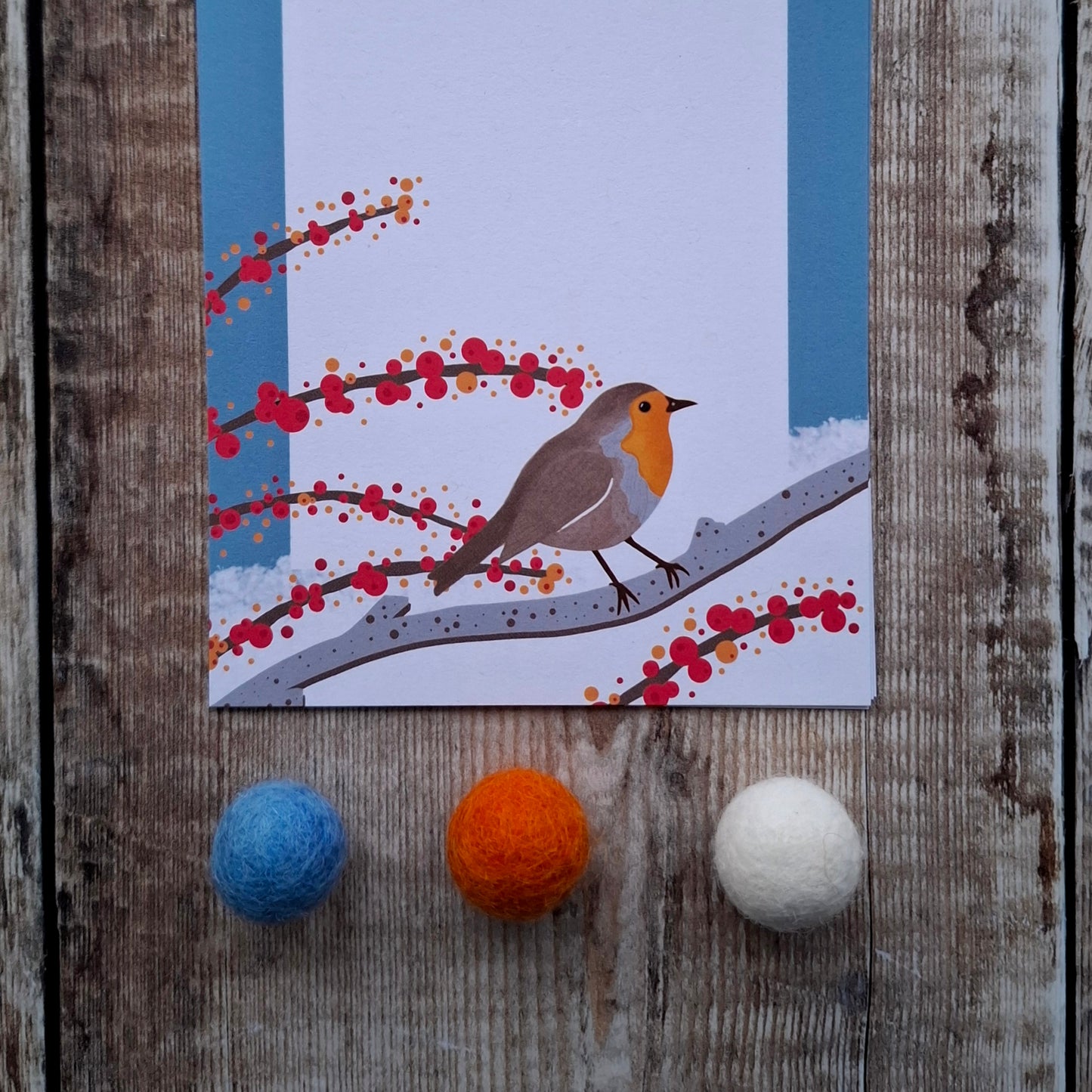 Winter Robin Gift Notes