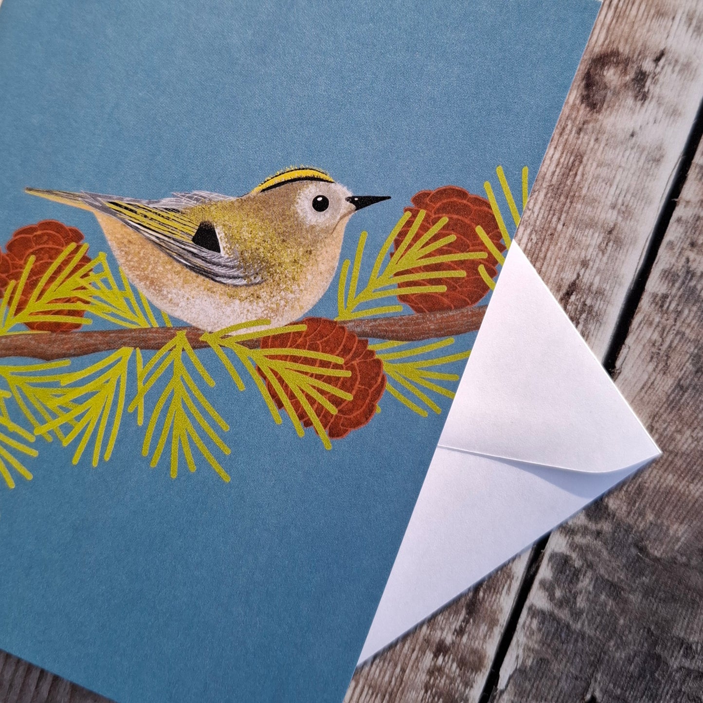 Goldcrest Greeting Card