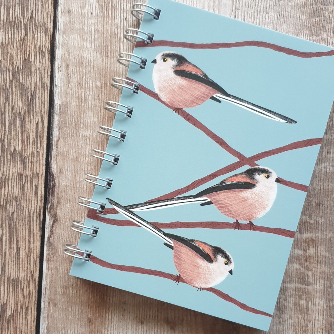 Long Tailed Tits (new) Notebook