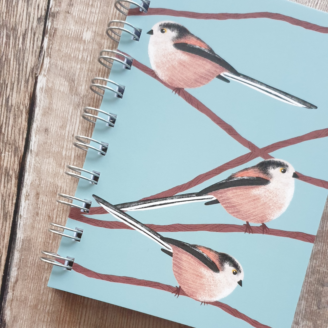 Long Tailed Tits (new) Notebook