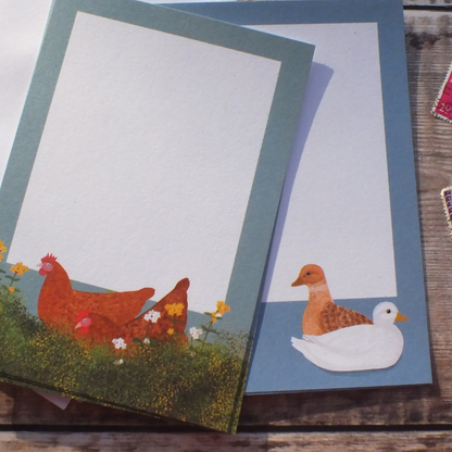 Hens and Ducks Gift Notes