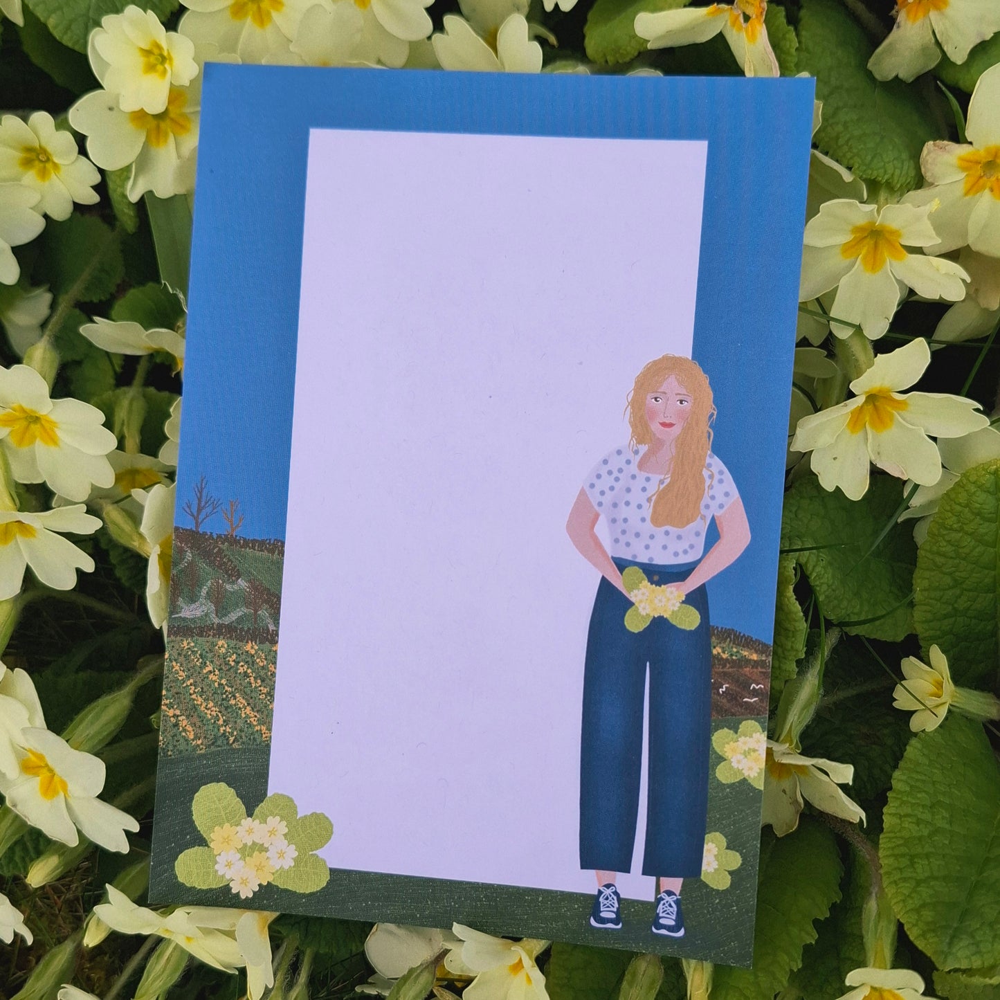 Cornish Primroses Gift Notes