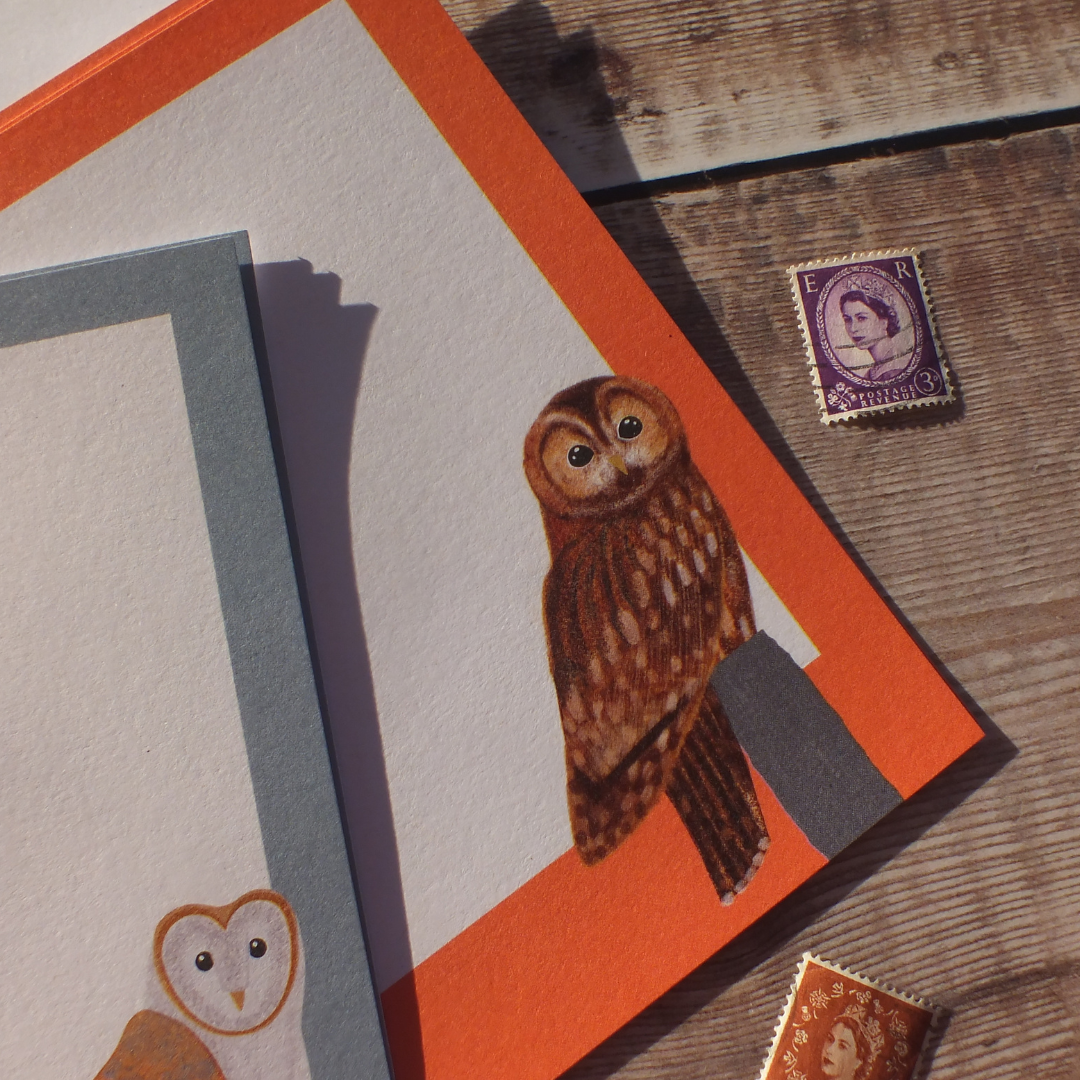 Owls Mini Notes Writing Set