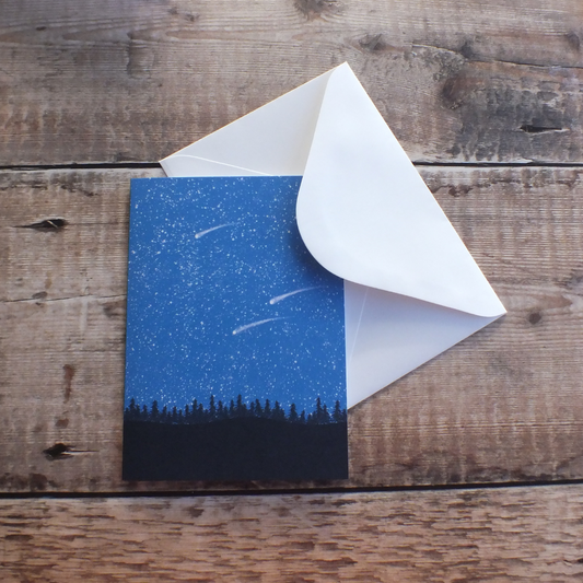 Starry Skies Christmas Card