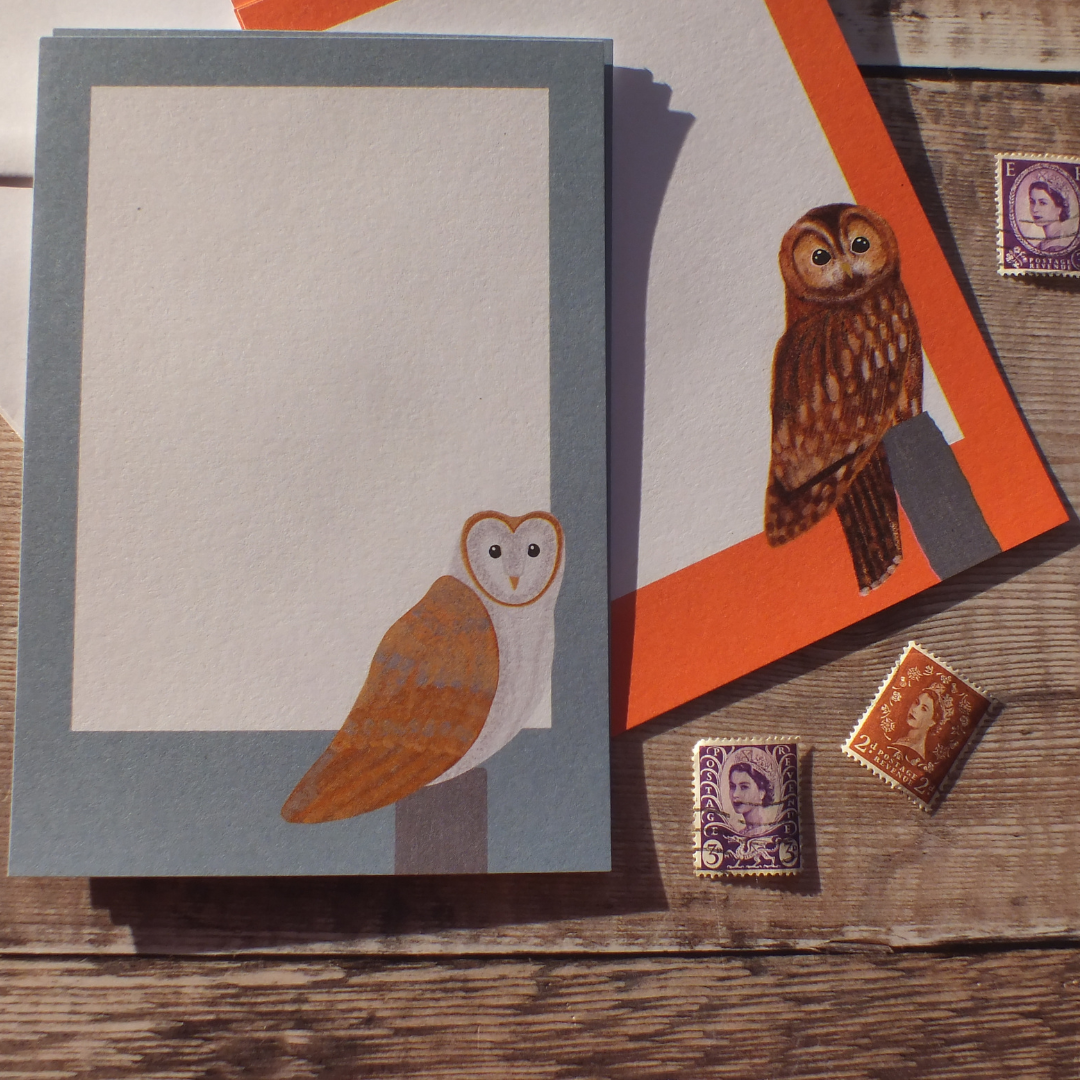Owls Mini Notes Writing Set