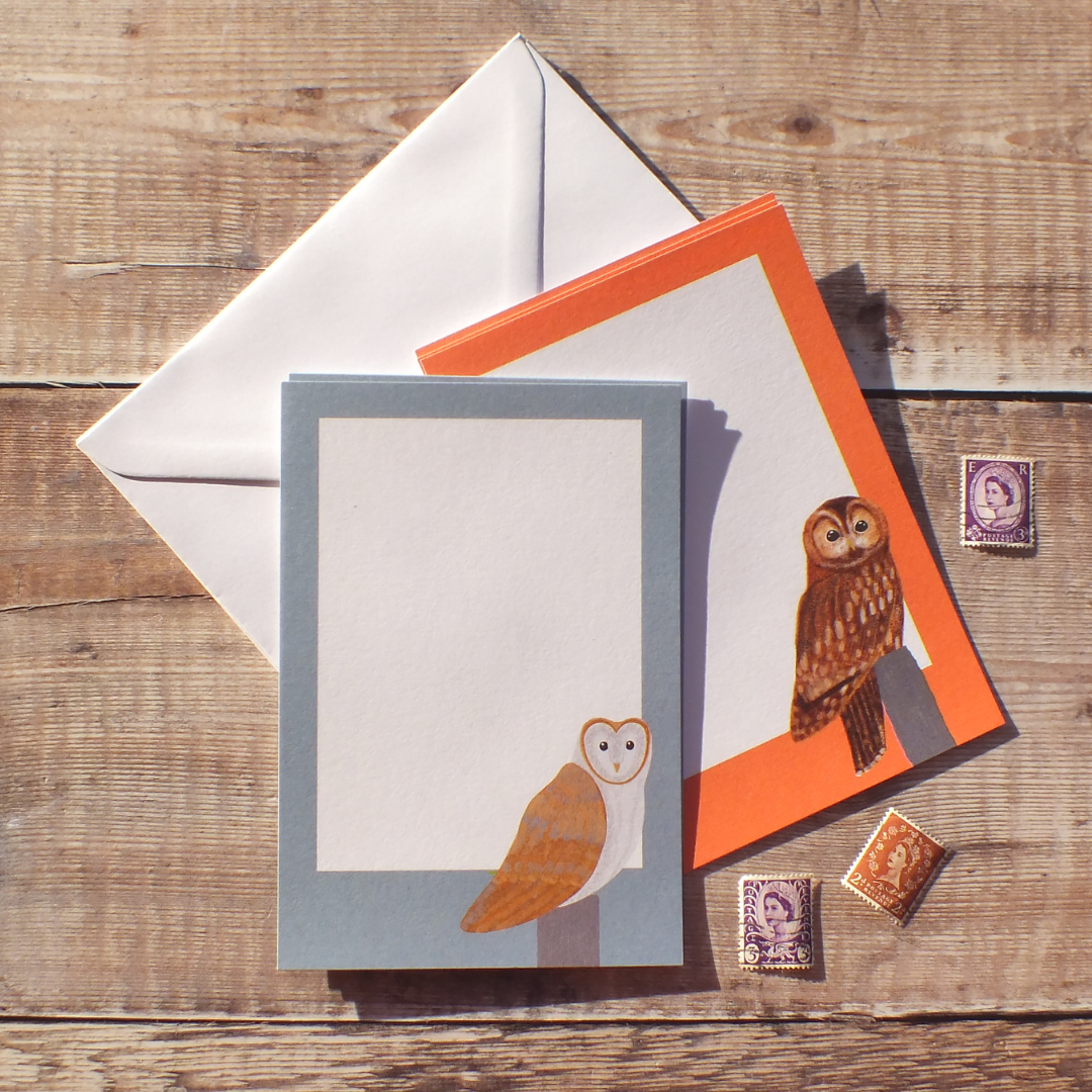 Owls Mini Notes Writing Set