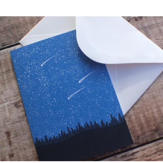 Starry Skies Christmas Card