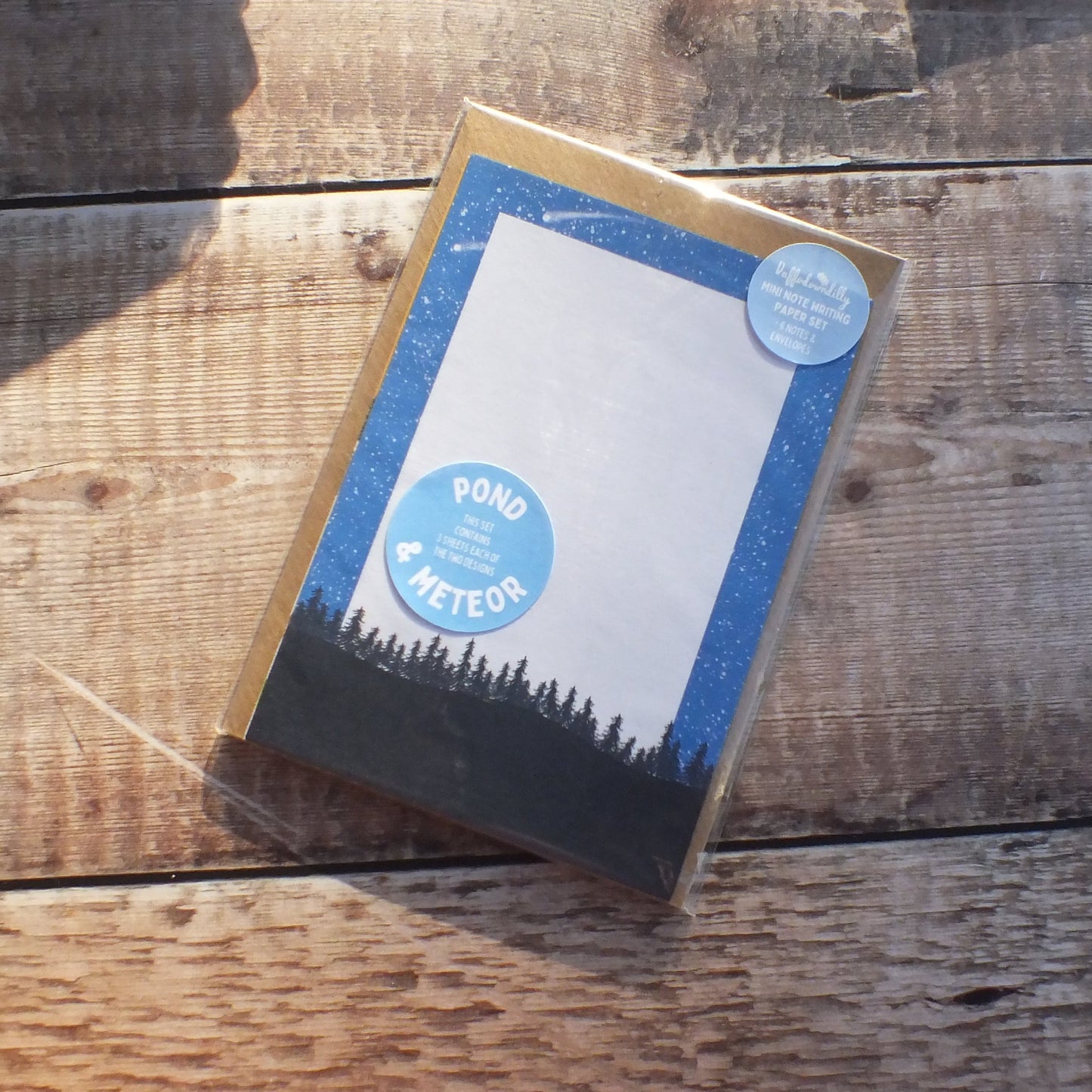 Meteor and Pond Mini Notes Writing Set