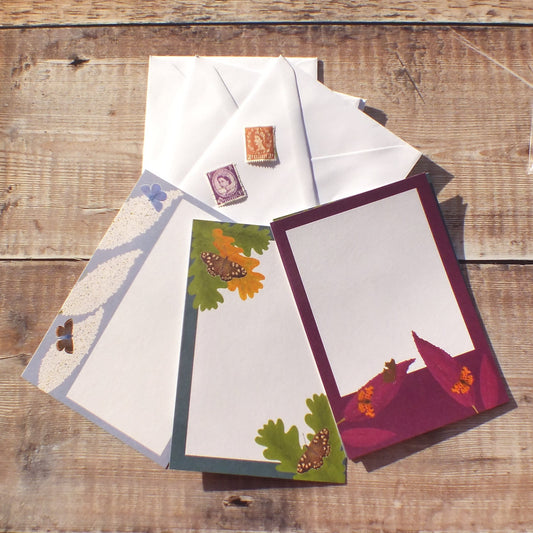 Butterflies Mini Notes Writing Set