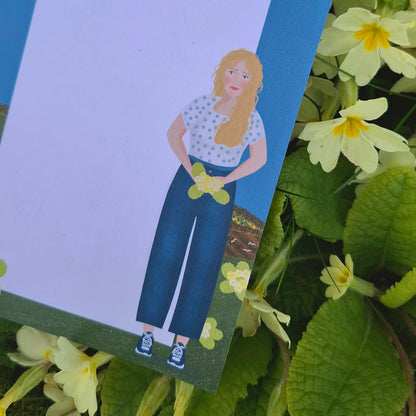 Cornish Primroses Gift Notes