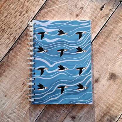 Flying Puffins Notebook