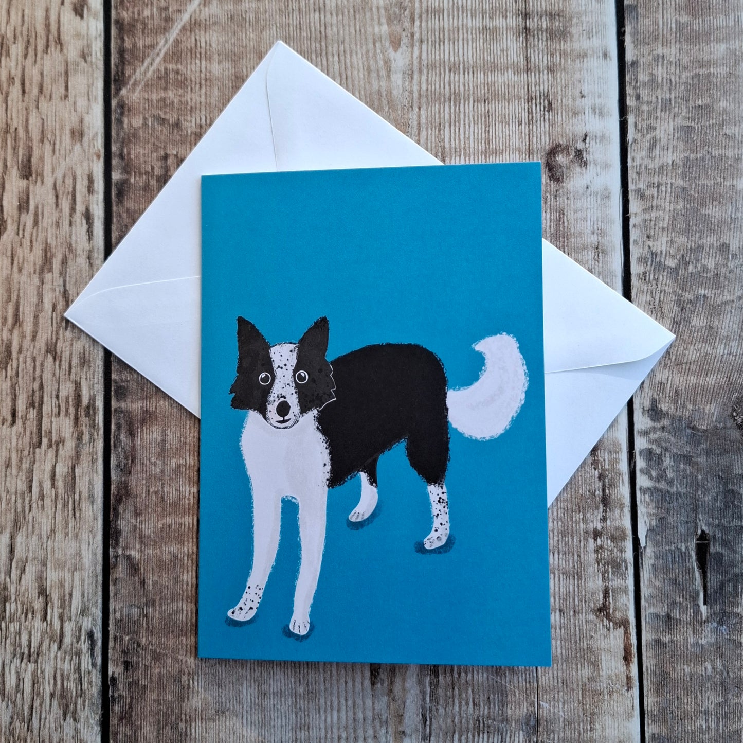 Border Collie Greeting Card