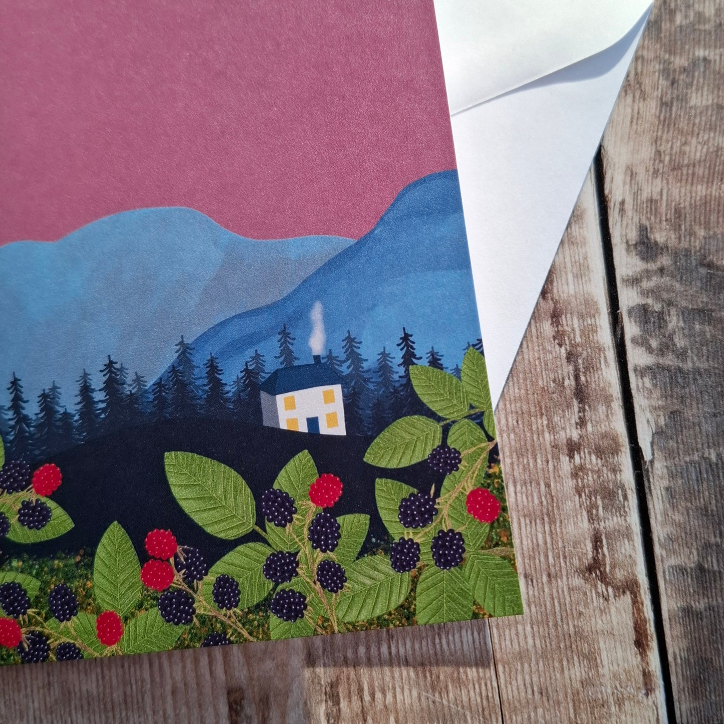 Autumn Cottage Greeting Card