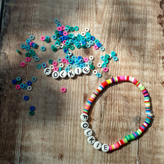 Folkie Polymer Disc Friendship Bracelet Kit