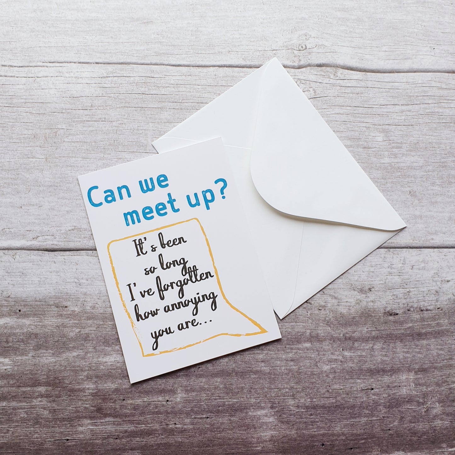 Can We Meet Up? Greeting Card