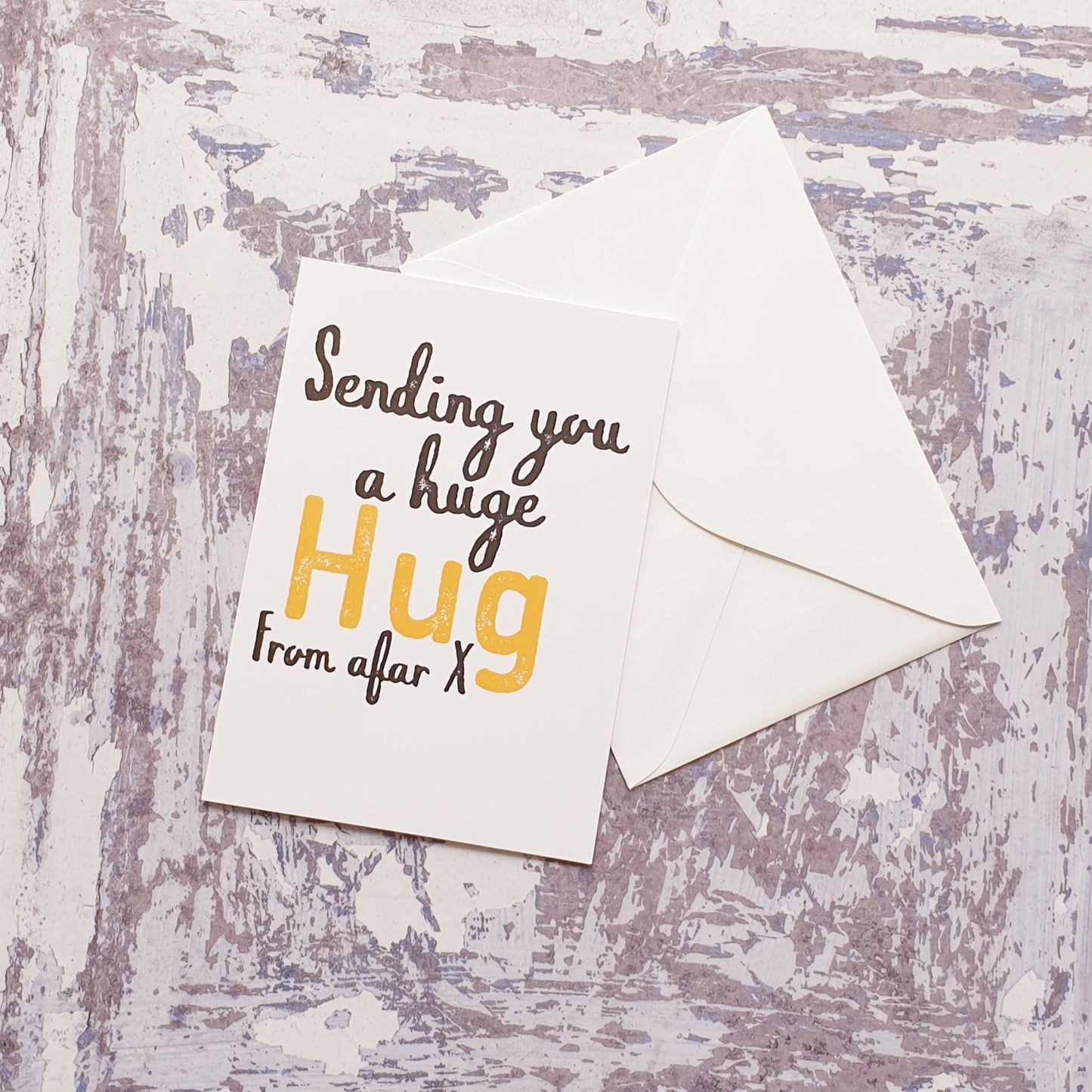 Sending You a Hug from Afar Greeting Card
