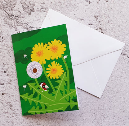 Dandelion Love Notelet Card