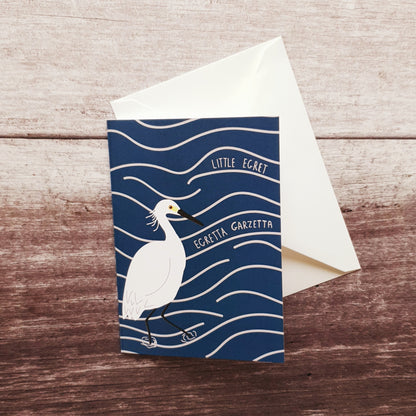 Little Egret Notelet Card