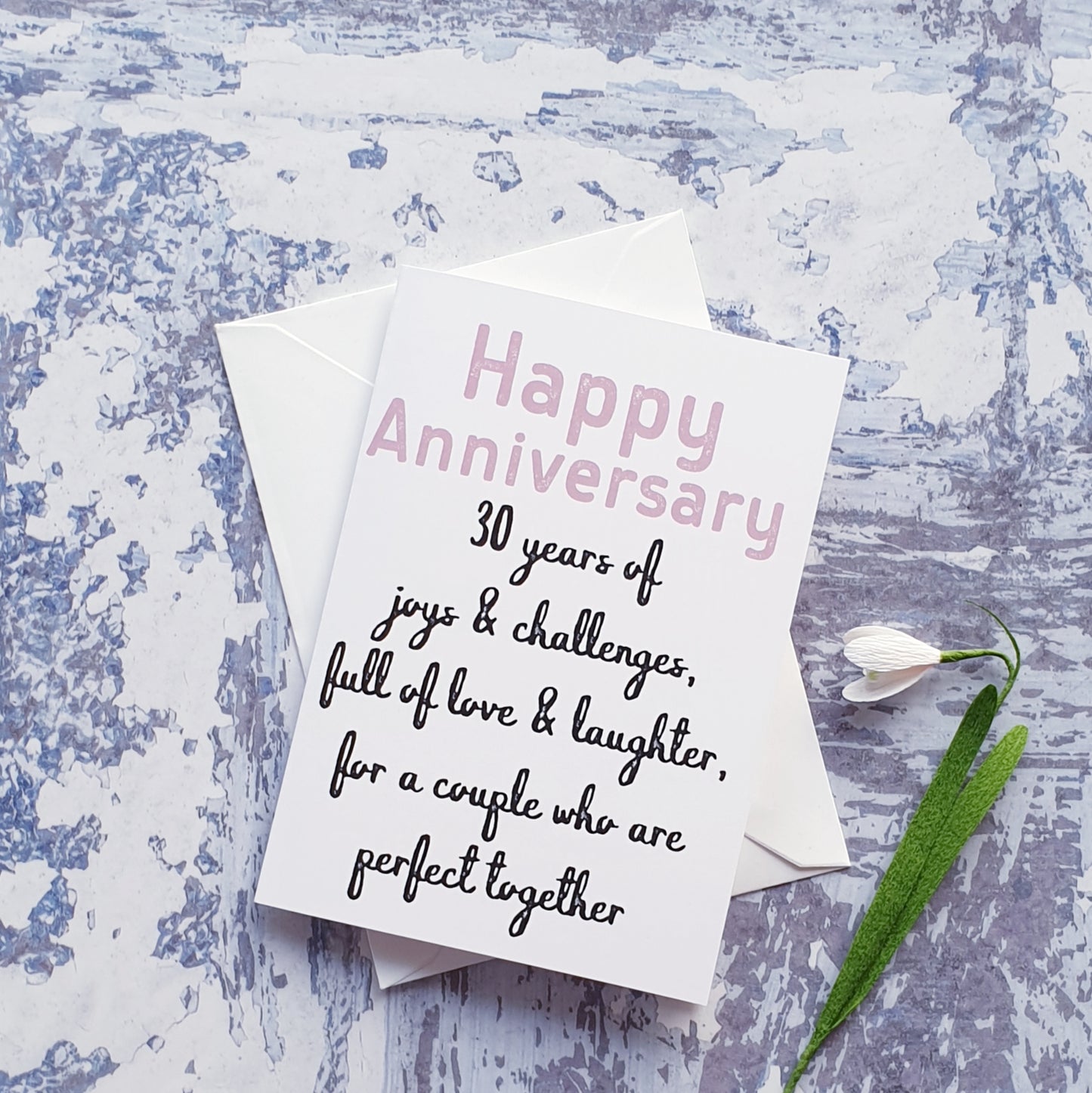 Wedding Anniversary Numbered Greeting Cards